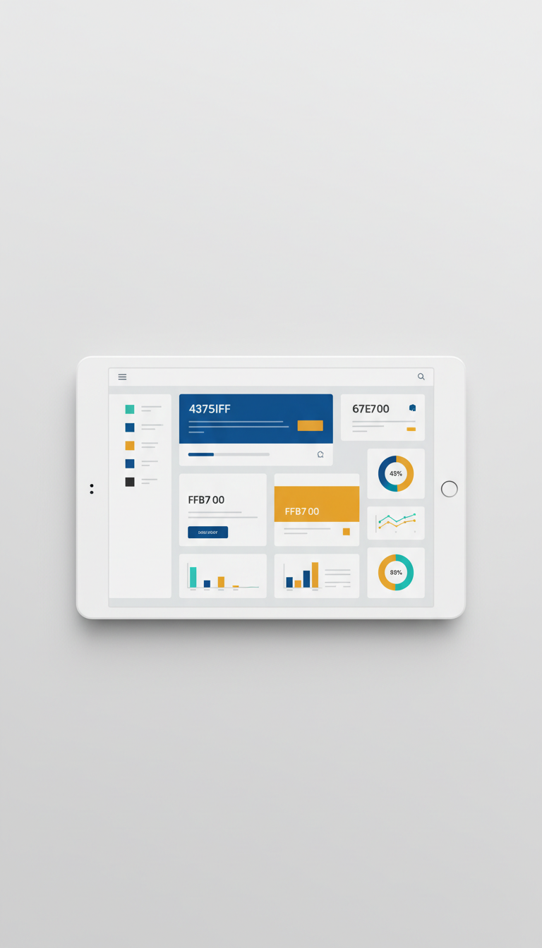 CRM Software Dashboard Interface